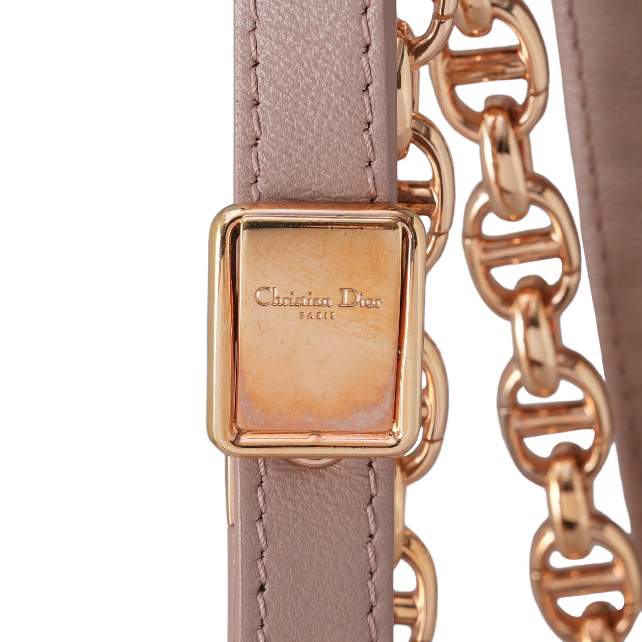CHRISTIAN DIOR(USED)디올 트위드 카로 백 미듐